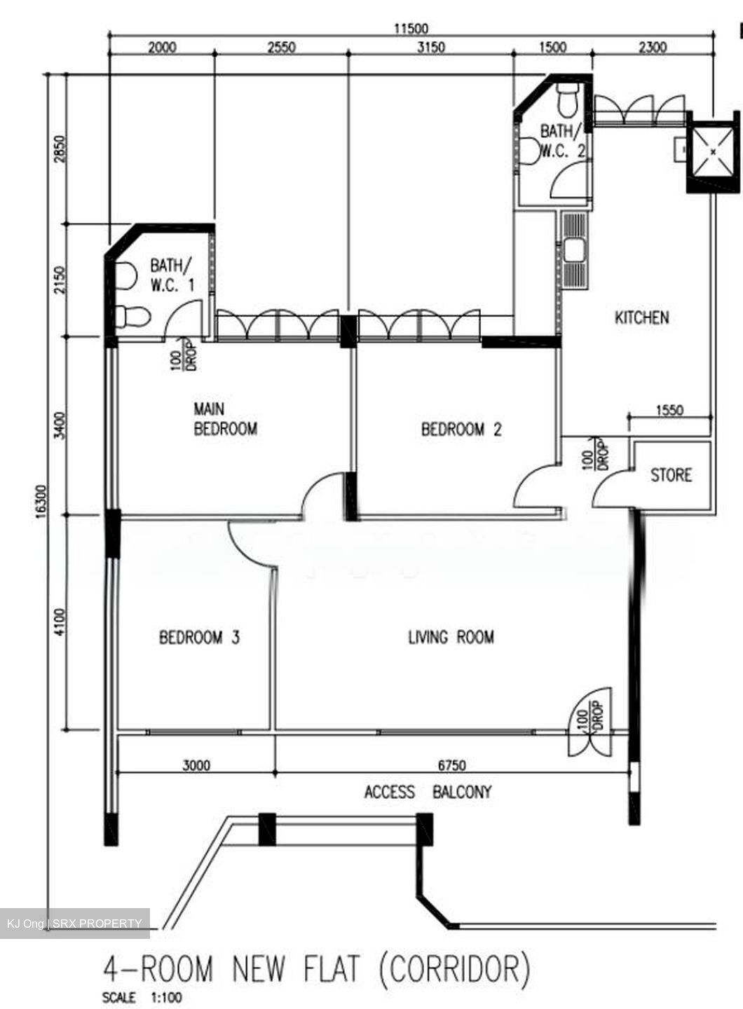 Blk 258 Jurong East Street 24 (Jurong East), HDB 4 Rooms #536298551